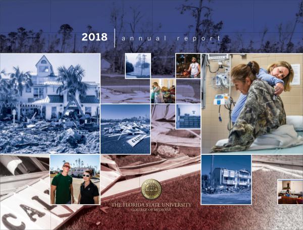 FSU College of Medicine 2018 annual report 2018 Annual Report - FSU College of Medicine