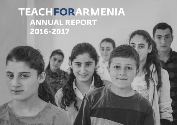 Teach For Armenia Annual Reports Teach For Armenia Annual Report 2016-2017