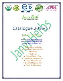 Janvi Herbs Essential Oils Products List