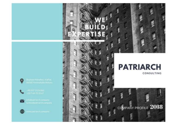 Patriarch Consulting - Company Profile Patrıarch consultıng - Profile.