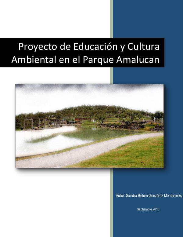 Poyecto Turístico Proyecto de Educación y Cultura Ambiental en el Pa