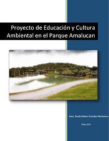 Proyecto de Educación y Cultura Ambiental