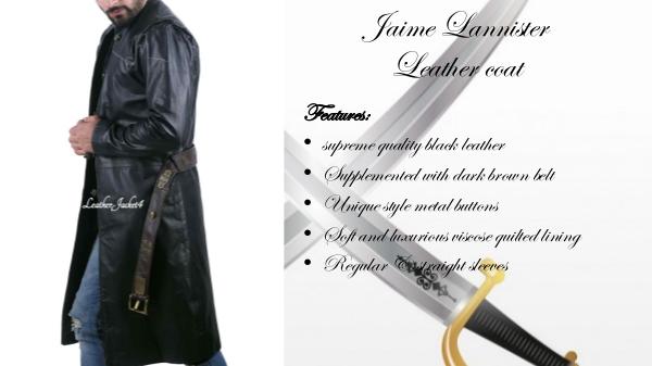 Jaime lannister leather coat Jaime Lannister Leather coat