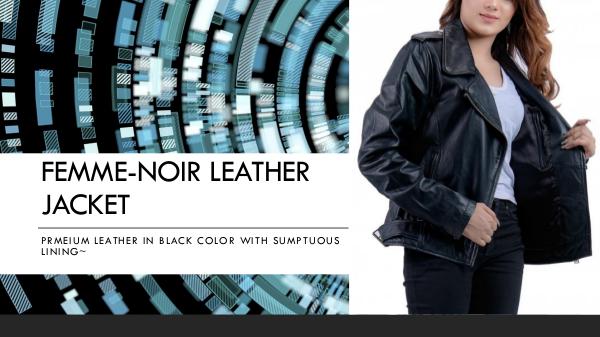 Femme Noir Leather Jacket Biker For Women FEMME-NOIR LEATHER JACKET PDF file