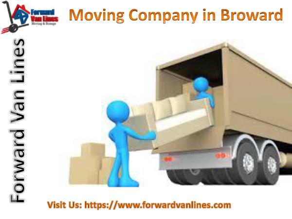 Moving Company in Broward | Forward Van Lines, USA Best Moving Company in Broward | Forward Van Lines