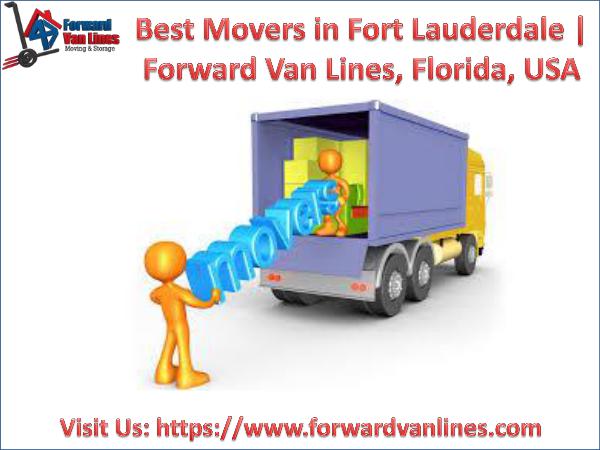 Best Movers in Fort Lauderdale | Forward Van Lines Movers in Fort Lauderdale, USA | Forward Van Lines