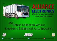 Refuse Collection Vehicle Parts 2018 from Alliance Electronics Ltd