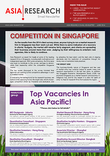 Asia Research Email Newsletter