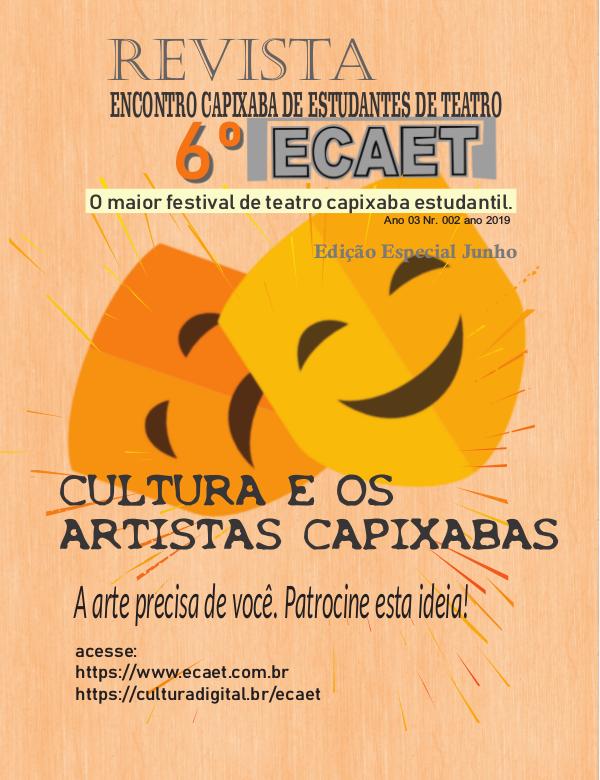 6º ECAET Cultura e os Artistas Capixabas! Revista Ecaet