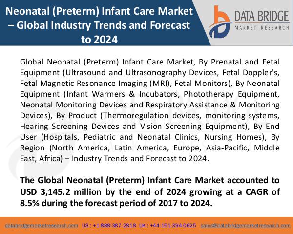 Market Research on Global Microsurgery Market – Industry Trends 2018 Global Neonatal (Preterm) Infant Care Market