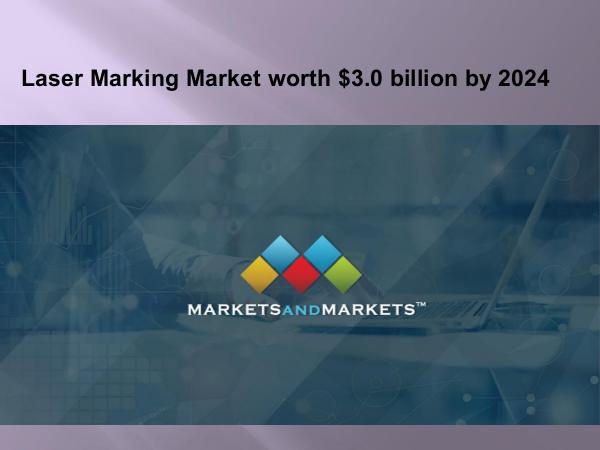 Laser Marking Market | What are the upcoming trends in the industry Laser Marking Market