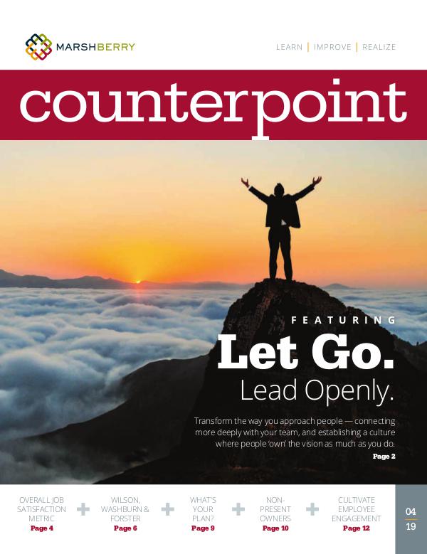 MarshBerry CounterPoint_Lead Openly - APR 2019 MarshBerry CounterPoint_Lead Openly - APR 2019