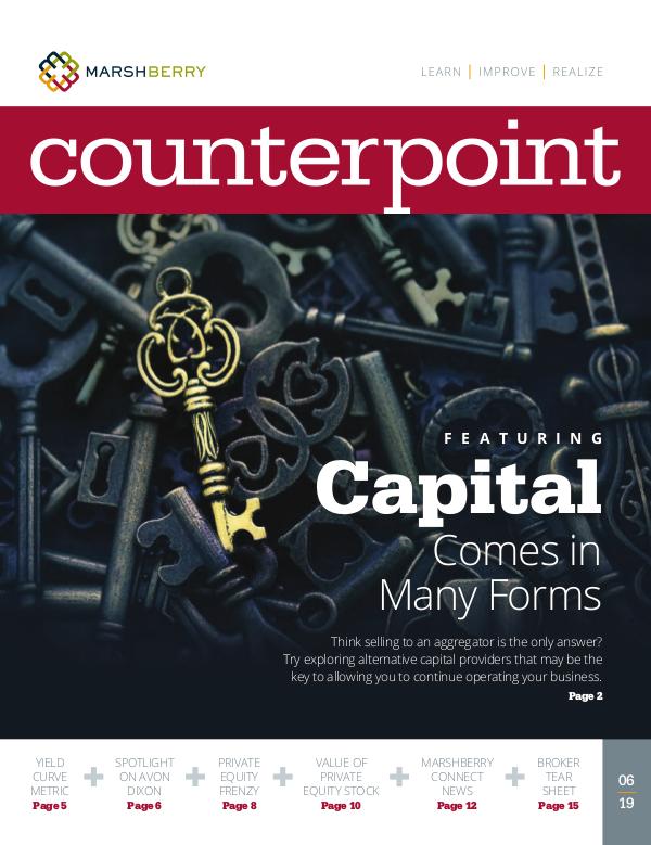 MarshBerry CounterPoint_Capital - JUNE 2019 MarshBerry CounterPoint_Capital - JUNE 2019