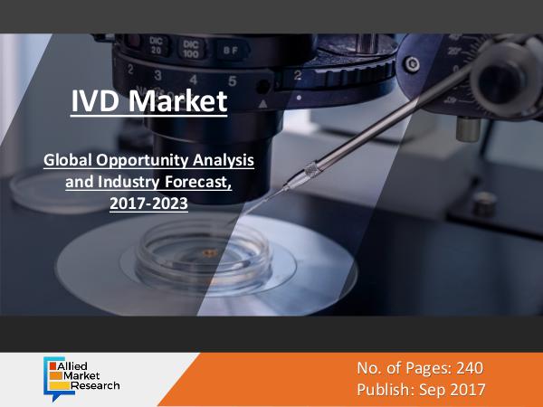 IVD Market to Experience Exponential Growth by 2023 IVD Market