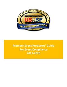 Member Event Producers Guide For Event Compliance 2019-2020