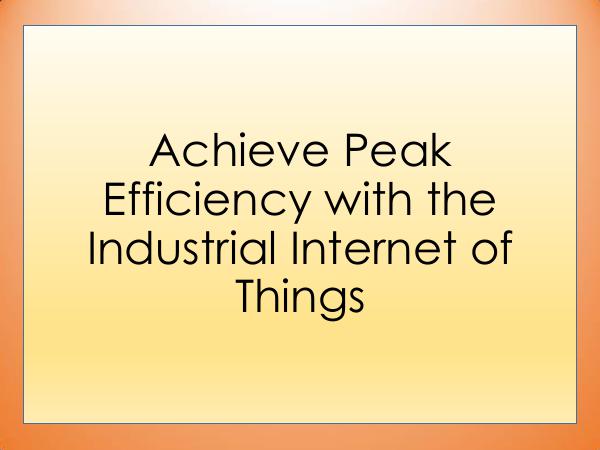 Achieve Peak Efficiency with the Industrial Intern