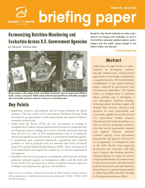 Briefing Papers Number 24, January 2014