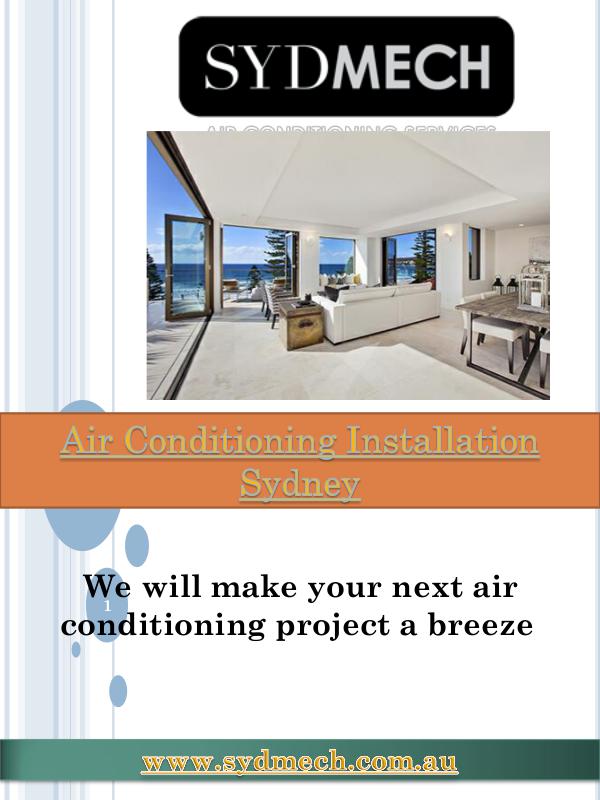 Air conditioning Sydney | http://www.sydmech.com.au/ Air Conditioning Installation Sydney