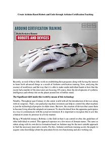 Arduino Certification Training