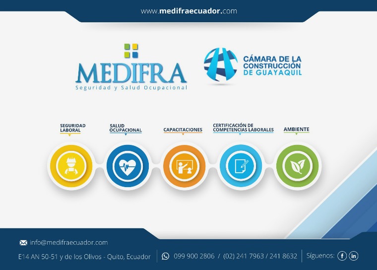MEDIFRA Seguridad y Salud Ocupacional Brochure MEDIFRA Seguridad y Salud Ocupacional