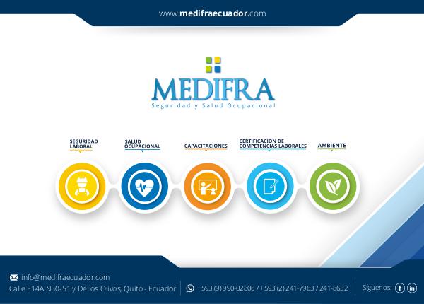 MEDIFRA Seguridad y Salud Ocupacional Brochure MEDIFRA GENERAL