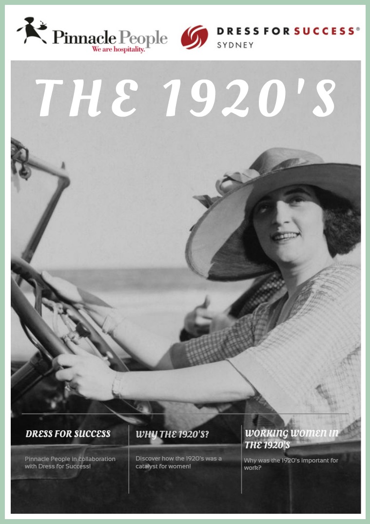 The 1920's in Collaboration with Dress for Success Volume One - Pinnacle People & Dress for Success