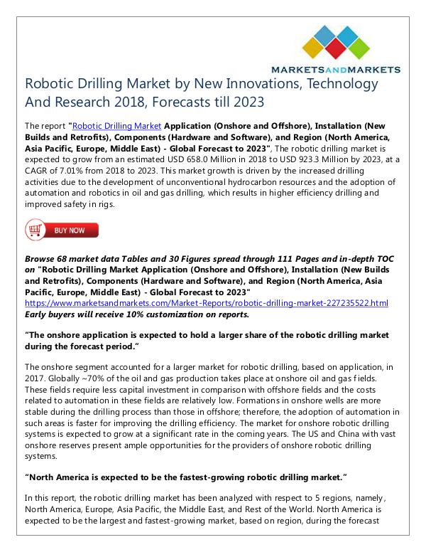 Energy and Power Robotic Drilling Market