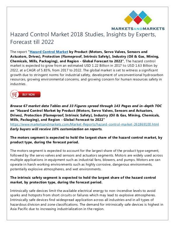 Hazard Control Market