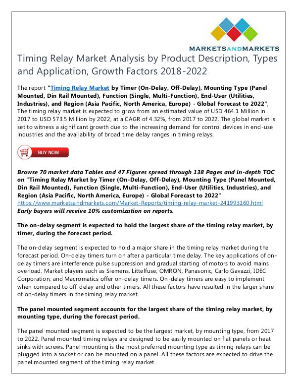 Energy and Power Timing Relay Market