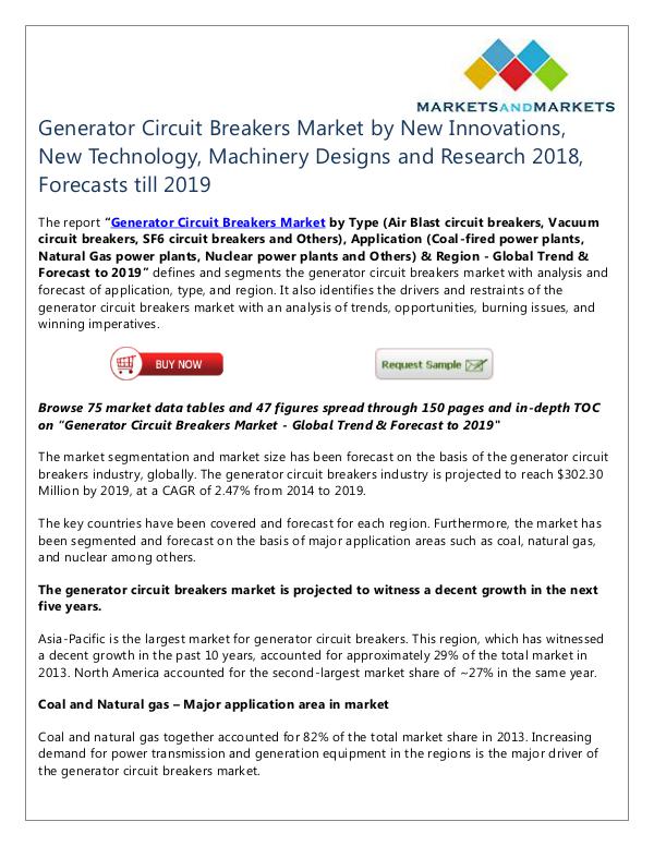 Energy and Power Generator Circuit Breakers Market