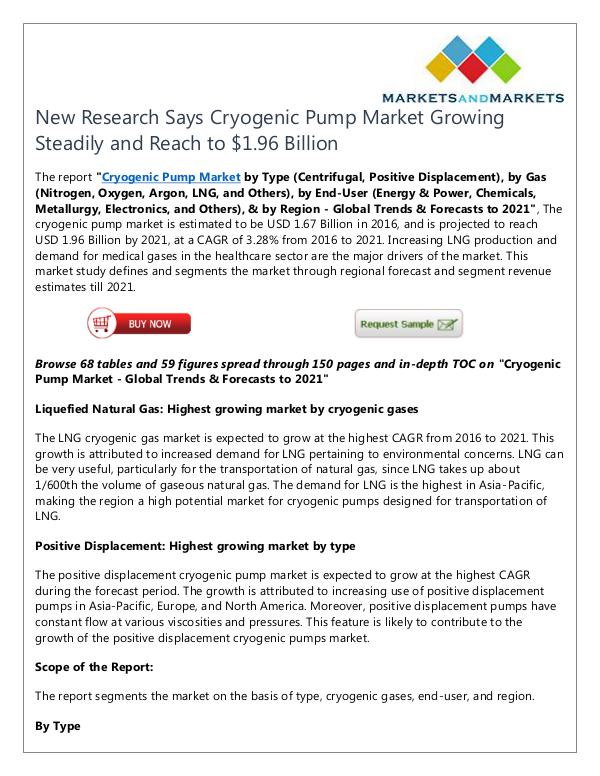 Energy and Power Cryogenic Pump Market