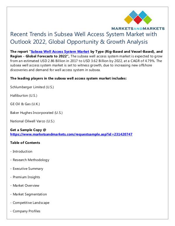 Energy and Power Subsea Well Access System Market