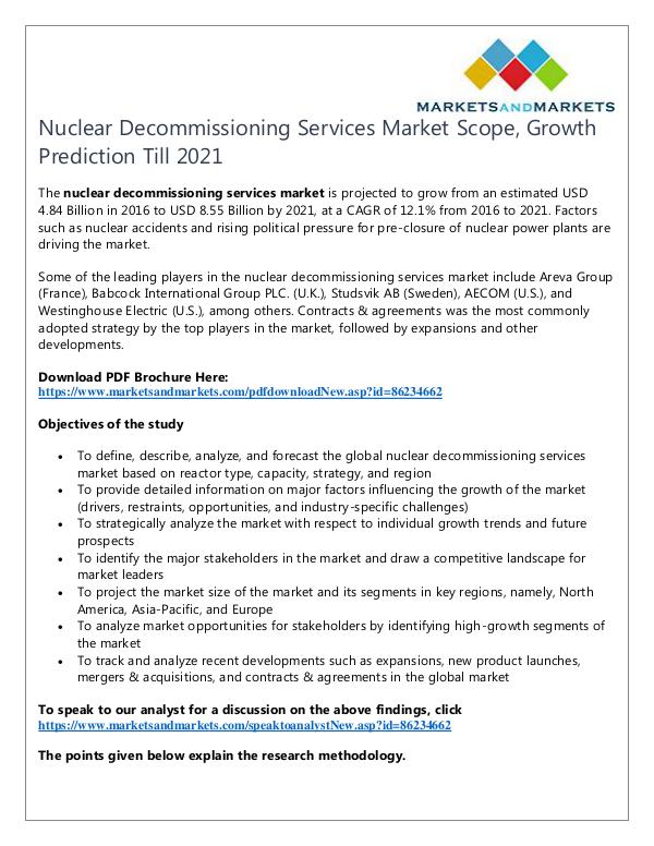Energy and Power Nuclear Decommissioning Services Market1