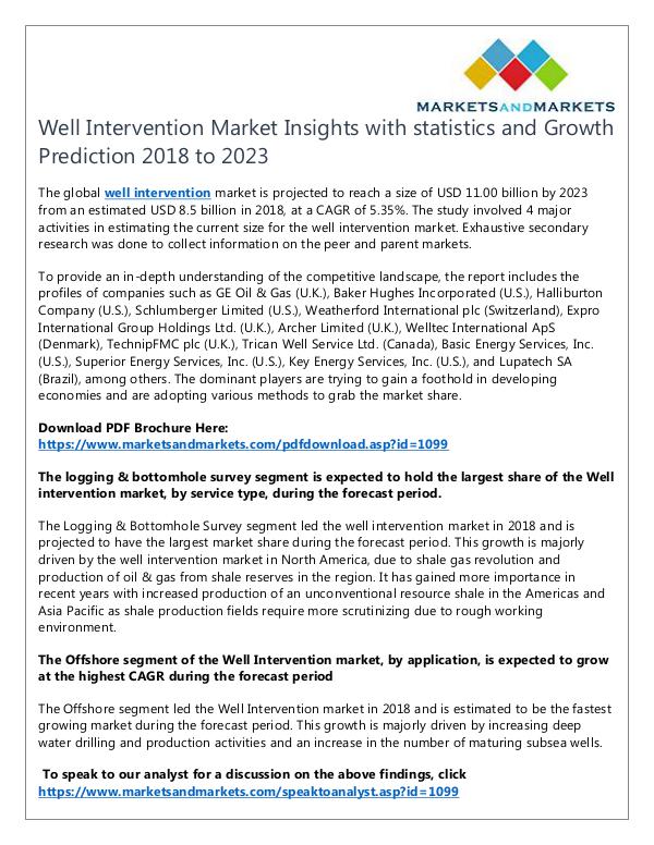 Energy and Power Well Intervention Market