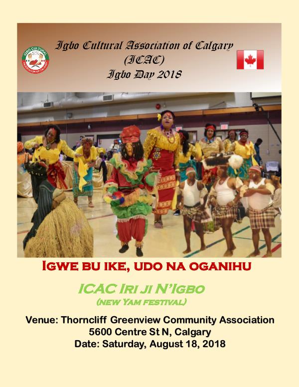 IGBODAY 2018 Igbo Day 2018 V8