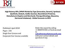 High Potency APIs Market Global Research & Analysis Report 2023