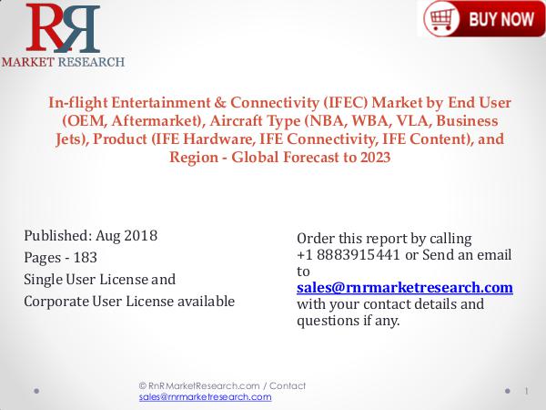 Global In-flight Entertainment & Connectivity Market 2018-2023 In-flight Entertainment & Connectivity (IFEC) Mark