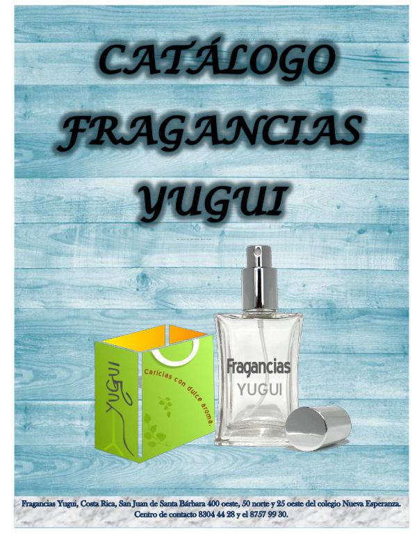 FRAGANCIAS YUGUI CATÁLOGO FRAGANCIAS YUGUI