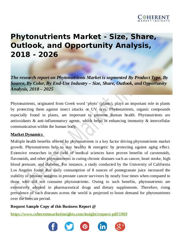 Chemical Research Report Phytonutrients-Market