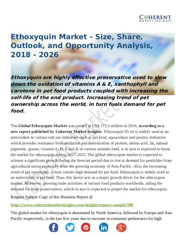 Chemical Research Report Ethoxyquin-Market