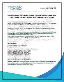 Fishing Equipment Market  Study: Market Trends, Forecast, Size Analy