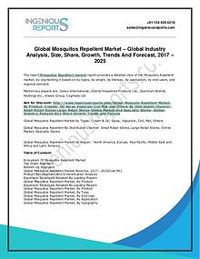 Mosquitos Repellent Market 2025|Industry Growth Analysis & Forecast