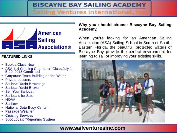 catamaran training Florida sailventuresinc.com