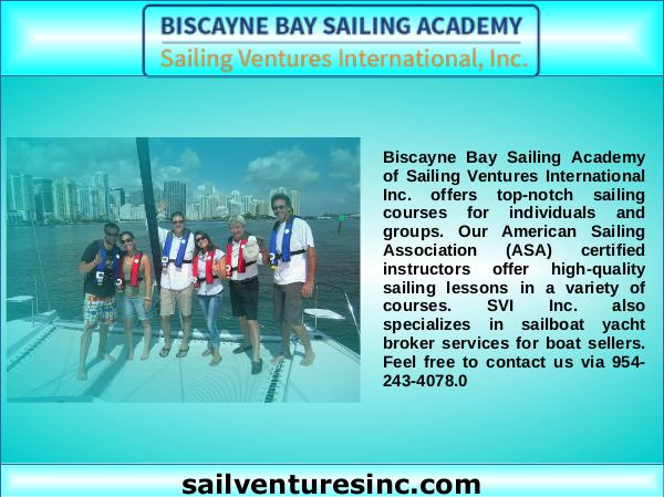 catamaran training Florida Coastal Cruising Certification