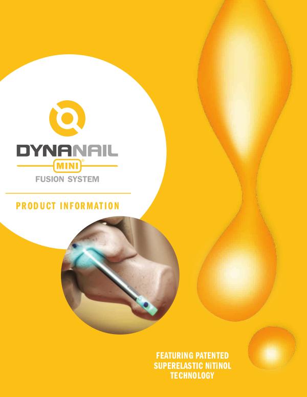 DynaNail Mini® Fusion System – Product Information | MedShape DynaNail Mini® Fusion System – Product Information