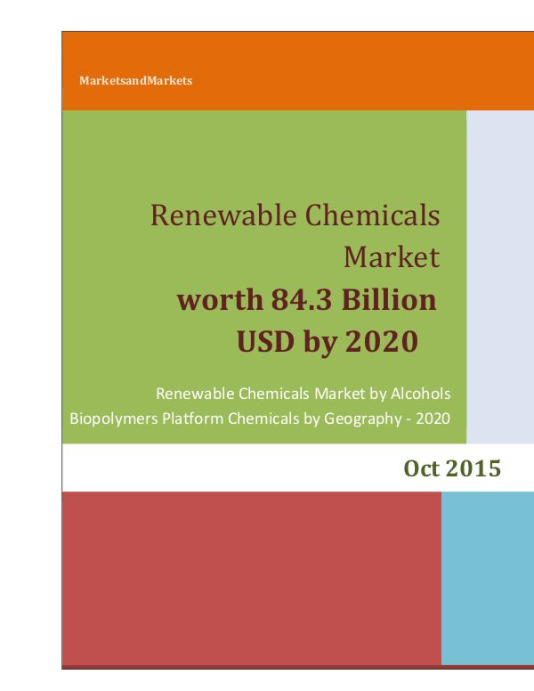 Renewable Chemicals Market Renewable Chemicals Market