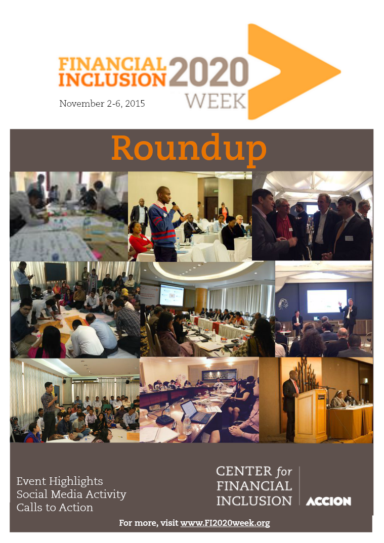 Financial Inclusion 2020: Essential Debates FI2020 Week Roundup