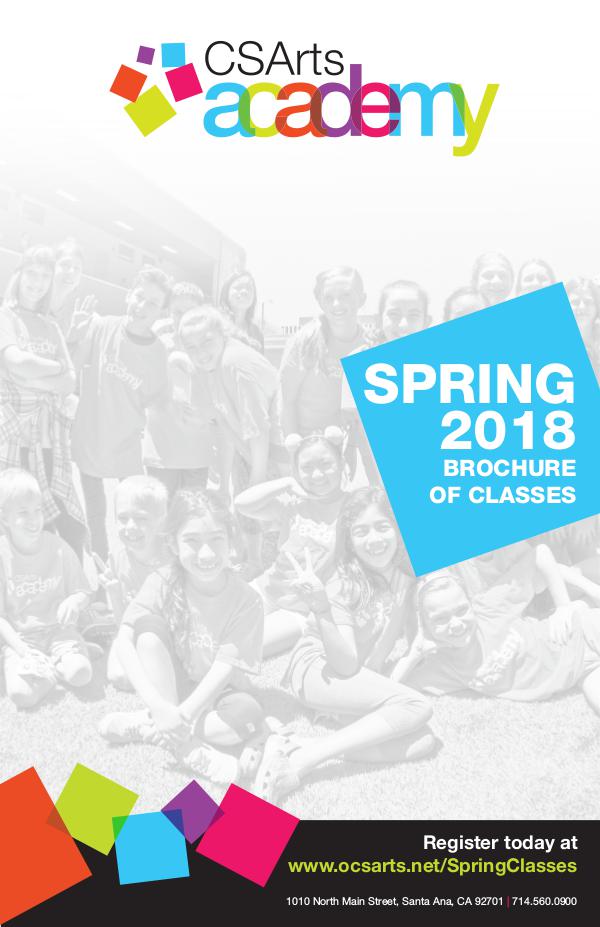 CSArts Academy at OCSA Spring 2018