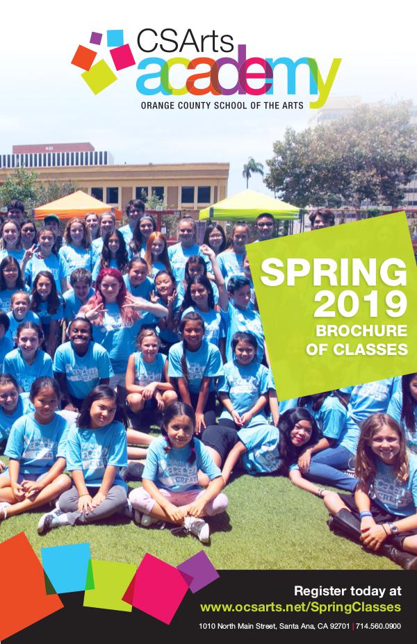 CSArts Academy at OCSA Spring 2019
