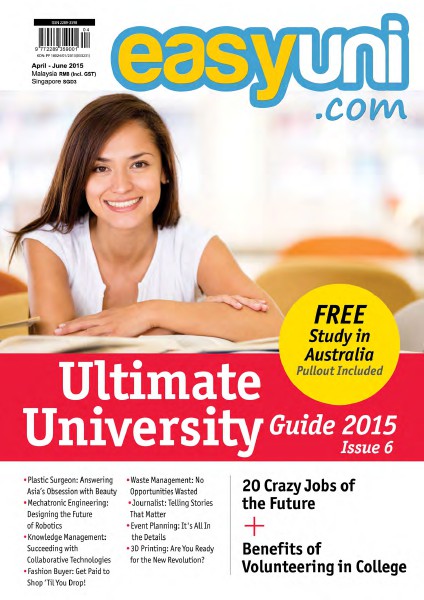 EASYUNI Ultimate University Guide 2013 Issue 6